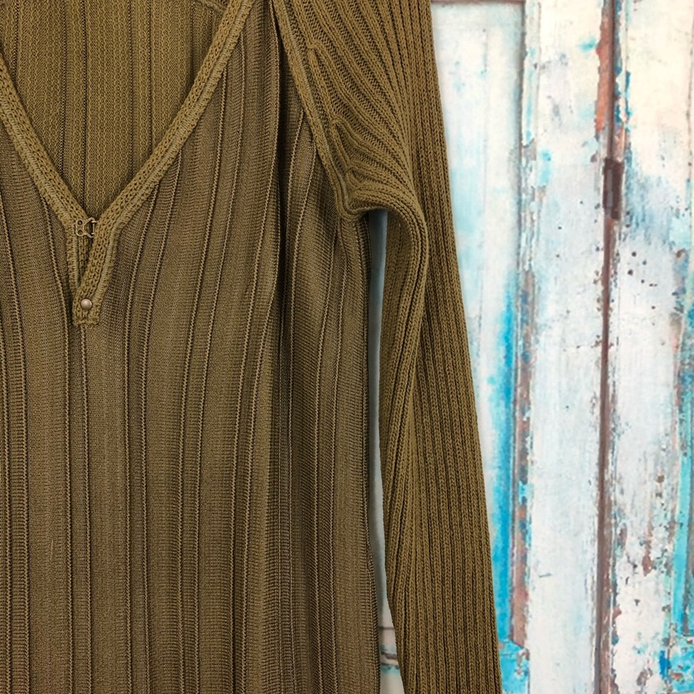 Free People Olive Sweater Ruffle Dress - Picture 7 of 7
